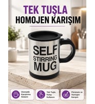 Toz İçecekler İçin Hızlı Karıştırma Özellikli Termos Kupa