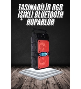Bluetooth Hoparlör Çift Mikrofonlu Güçlü Ses Kaliteli Kesintisiz Kablosuz