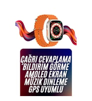 Mey İthalat® Android ve İOS Uyumlu Uyku ve Sağlık Takibi Yapabilen 3 Kordonlu Akıllı Saat