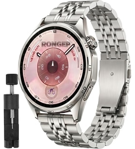 Huawei ile Uyumlu Prestige Model 22mm Çelik Kordon GT6/GT6 Pro/GT5/GT5 Pro/GT4/GT3/GT3 Pro/GT2/GT2 Pro 46mm için Katlanır Toka Mekanizmalı Paslanma Yapmayan Metal GT6 46mm Kordon