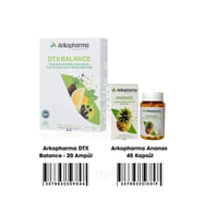 Arkopharma 2 li Detox Paket  DTX Balance 20 Ampül & Ananas 45 Kapsül