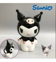 350ml Sanrio Kuromi Sevimli Karikatür Seramik Kupa Süt Kahve Çay Sofra Drinkware