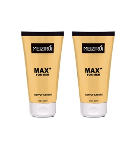 Meizirui Max 2 Adet Erkekler İçin XXXLFastEffect ED Kremi - Doğal Yağlı (MAX Plus) Erkek Masaj Kremi