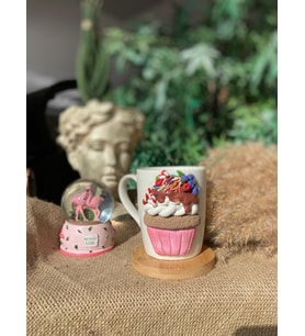 Yılbaşı Cupcake Kupa