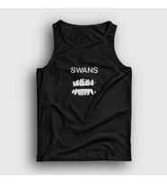 Presmono Unisex Siyah Logo Swans Rock Band Atlet 448403tt
