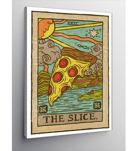 Kanvas Tablo Tarot Kart Pizza