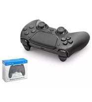 PS4 PC UYUMLU KABLOSUZ PS5 GÖRÜNLÜMLÜ GAMEPAD NODAR ND500C 5  RENK SEÇENEKLİ (Siyah)
