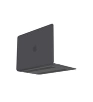 Apple Macbook Pro 14.2 2021 Macbook Buzlu Kapak - Füme