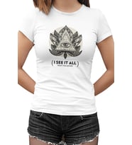 See it All Beyaz Kadın Tshirt
