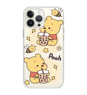 Iphone 12 PRO Uyumlu Winnie The Pooh Tasarımlı Şeffaf Telefon Kılıfı