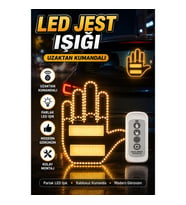 Uzaktan Kumandalı LED Araç Jest Işığı Naylon Bantlı Kolay Montaj