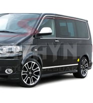 VW T6 Transporter Krom Yan Kapı Çıtası 5 Prç. (K.Şasi) 2015-2019