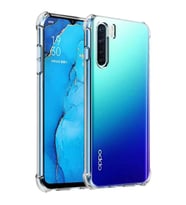 Oppo Reno 3 Pro Shock Absorbing Darbe Emicili Şeffaf Silikon Kılıf