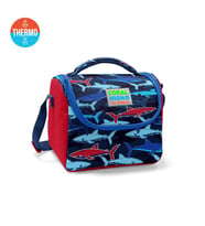 Coral High Kids Lacivert Kırmızı Köpek Balığı Desenli Thermo Beslenme Çantası 11718