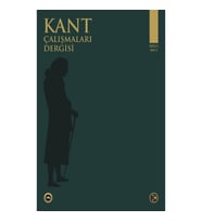 Kant Çalışmaları Dergisi Sayı 1