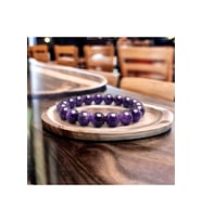 Zihninizi Ve Bedeninizi Yenileyin  Ametist Doğal Taş Bileklik  Sertifikalı > Handcrafted