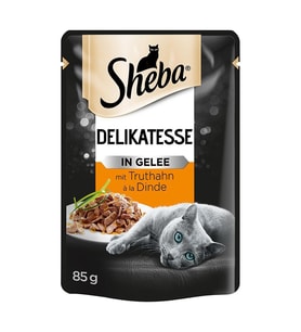 Sheba Pouch Hindili Yetişkin Kedi Konservesi 85gr
