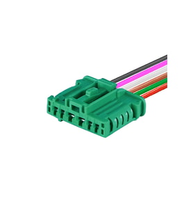 Stop Soketi Yeşil 6 Pin Kablolu