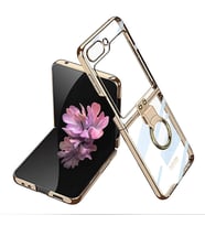 Galaxy Z Flip 6 Kılıf Zore Yüzüklü Kıpta Kapak