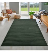 Latte Yumuşak Peluş Dokulu Yeşil Çocuk Odası Oturma Odası Salon Mutfak Halısı Y473A_WM26