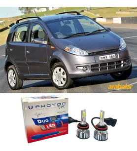 Chery Kimo Led Xenon Uzun Far Ampulü H1 Duo Yeni Seri Beyaz