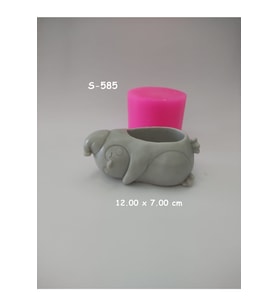 Penguen Saksı Silikon Kalıp