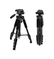190 cm 1. Sınıf Fotoğraf Makinası ve Telefonlar İçin 3 kg Kadar Taşıyabilir Tripod
