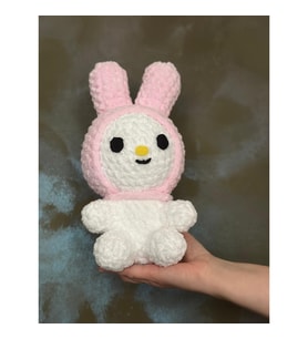 My Melody El Emeği Oyuncak Melody Örgü Karakter Oyuncak (Pembe-Beyaz)