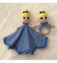Peri Kızı Çıngırak ve Uyku Arkadaşı Amigurumi Organik Oyuncak