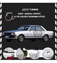 Ford Tanus Oto Araç Kapı Koruma Fitili 5metre Parlak Beyaz Renk