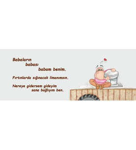 Babaların babası Fırtınalarda sığınacak limanımsın Hediye Kupa Love Bug-T