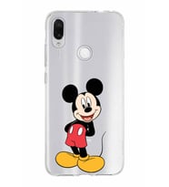 Xiaomi Redmi Note 7 Uyumlu Kapak Mickey Mouse Tasarımlı Şeffaf Silikon Kılıf