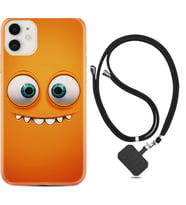 Apple iPhone 11 12 13 Mini Kılıf Boyun Askılı Silikon Dişlek 1615