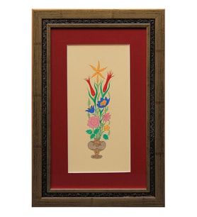 e38 EL İŞÇİLİĞİ VAZOLU BUKET 41*28 cm - 1795