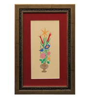 e38 EL İŞÇİLİĞİ VAZOLU BUKET 41*28 cm - 1795