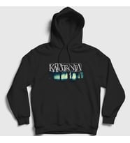 Presmono Unisex Siyah Forest Katatonia Kapüşonlu Sweatshirt 89818tt