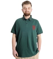 Mode XL Büyük Beden Erkek T-shirt Polo OCEAN JOURNEY 23319 Nefti