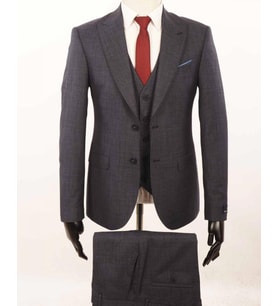 Jan Carlucci Slimfit Yelekli Drop 6 Takım