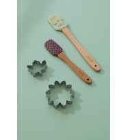 4’Lü Kurabiye Kalıplı Spatula Seti