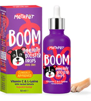 Köpek Bağışıklık Vitamin Damlası C Vitamini L-Lizin 50 ml