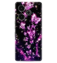 Pova 6 Kılıf Boutique Baskılı Resimli Pembe Neon Kelebekler Pcode -100