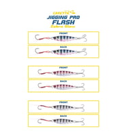 Caretta Jigging Pro Flash Zebra Glow Jig Yem 40gr