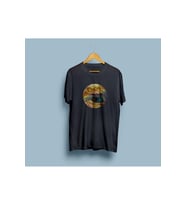 Oversize Van Gogh's Eye / Van Gogh Gözü Self Portrait Unisex T-shirt (Siyah)