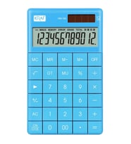 KRAF 12 HANE MASAÜSTÜ HESAP MAKİNESİ HM-180 BL MAVİ