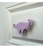 Pomerol Mor Dino2 Dolap Kulpu - Çocuk Odası, Mutfak ve Banyo İçin Modern, Sevimli ve Dayanıklı Mobilya Kulp