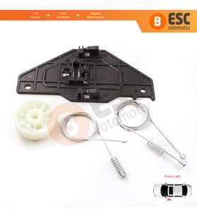 Citroen C3 MK2 SC A51 2009-2016 5-Kapı 9813093280 İçin Elektrikli Ön Sol Cam Kriko Tamir Seti