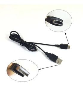 Nintendo Gameboy Mikro USB Şarj ve Data Kablosu Nintendo GBM USB Şarj Kablo (Siyah)