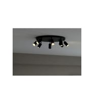 mylights ampllü 60 cm siyah led avize hareketli başlıklar led avize salon avize 8li led avize