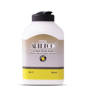 ARTDECO Y-073L-01 SU BAZLI VERNİK PARLAK 500ML
