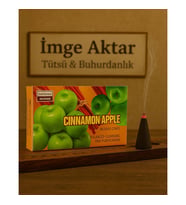 Darshan İncense Cinnamon&Apple Tarçın&Elma Konik Tütsü 10 Adet